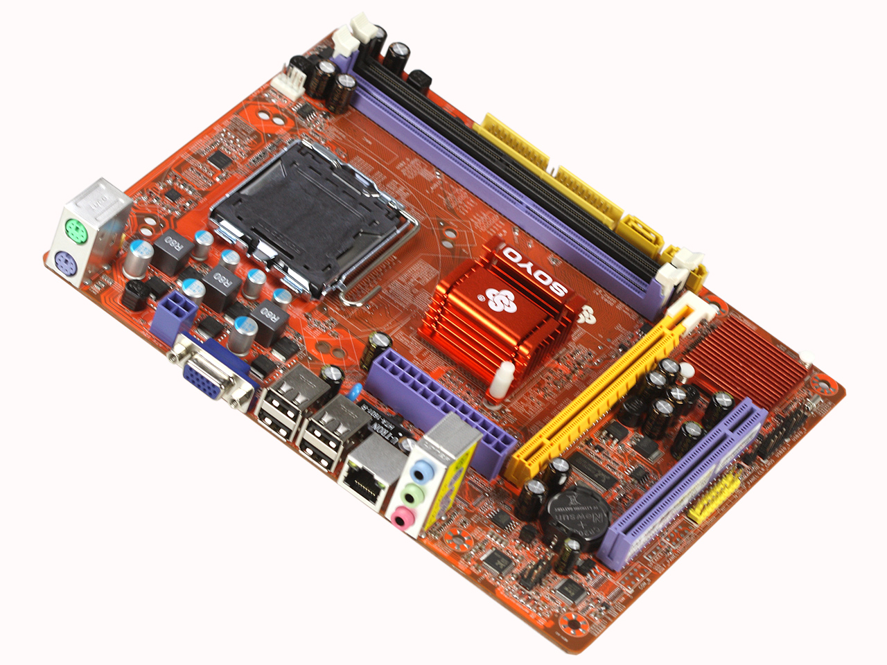 梅捷g41主板 775针 可上ddr2/ddr3 全国联保 三年